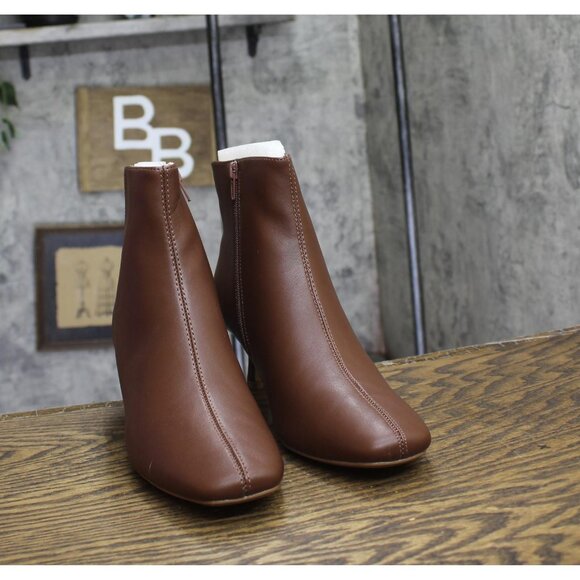 NWT Journee Collection Womens Comfort Foam Kelssa Booties KELSSA Brown 9.5M - Picture 4 of 8